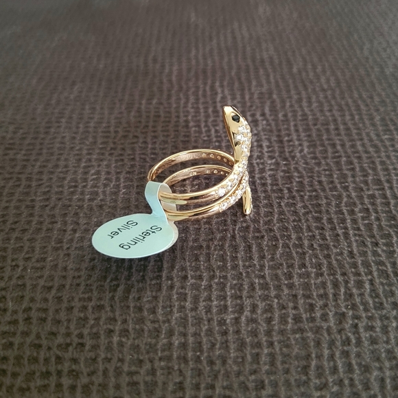bleu💙 sage Gold💛 Serpent🐍 Ring💍 - NWT - Picture 12 of 16